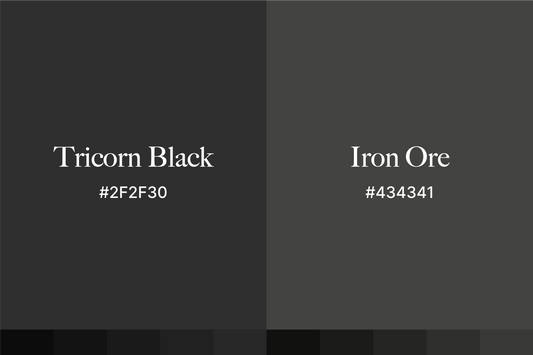 Tricorn Black vs Iron Ore: Differences Between Colors