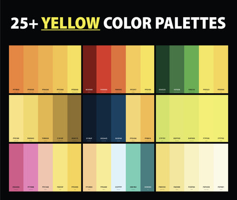 25+ Best Colors That Go With Yellow (Color Palettes) – CreativeBooster