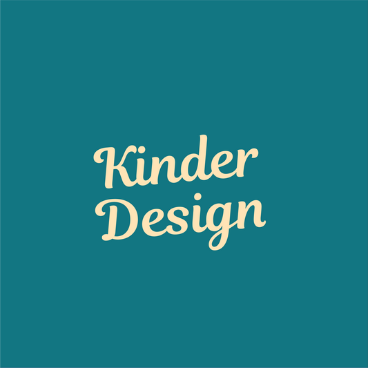 Kinder Design | Minimalistic, Timeless & Modern Startup Business Logo Template - Simple DIY Logo Maker