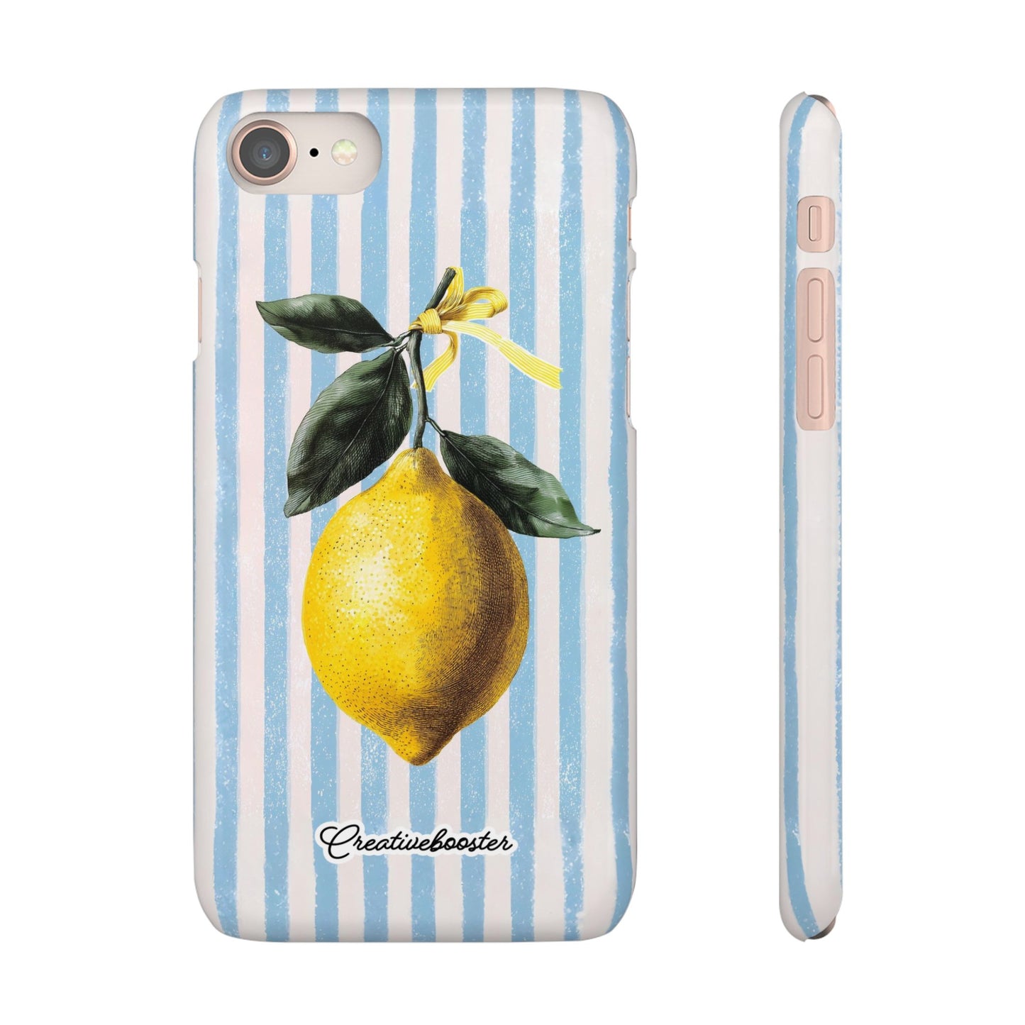 Ribbon Lemon - Slim Phone Case