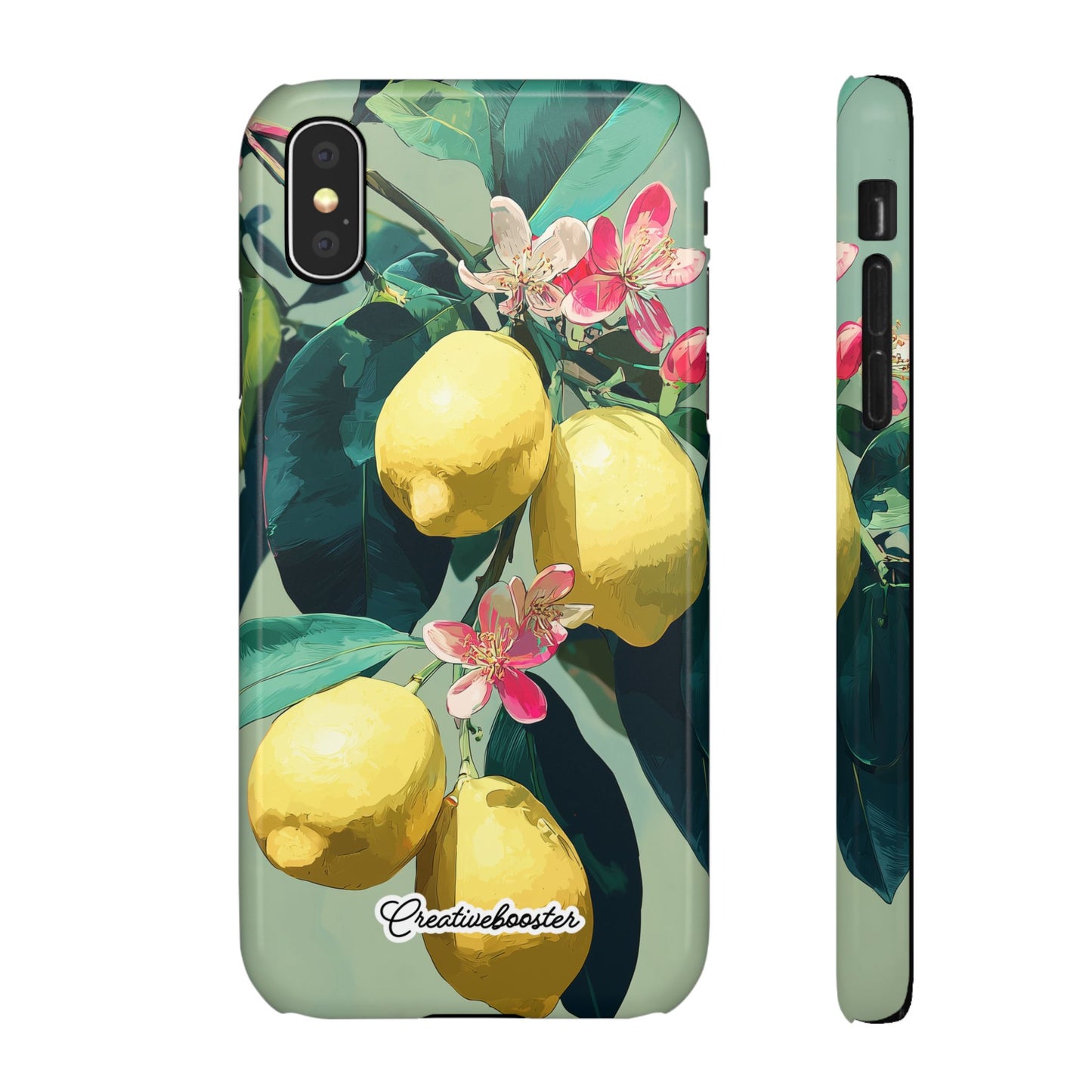 Lemon Bloom - Slim Phone Case