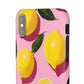 Retro Lemon - Slim Phone Case