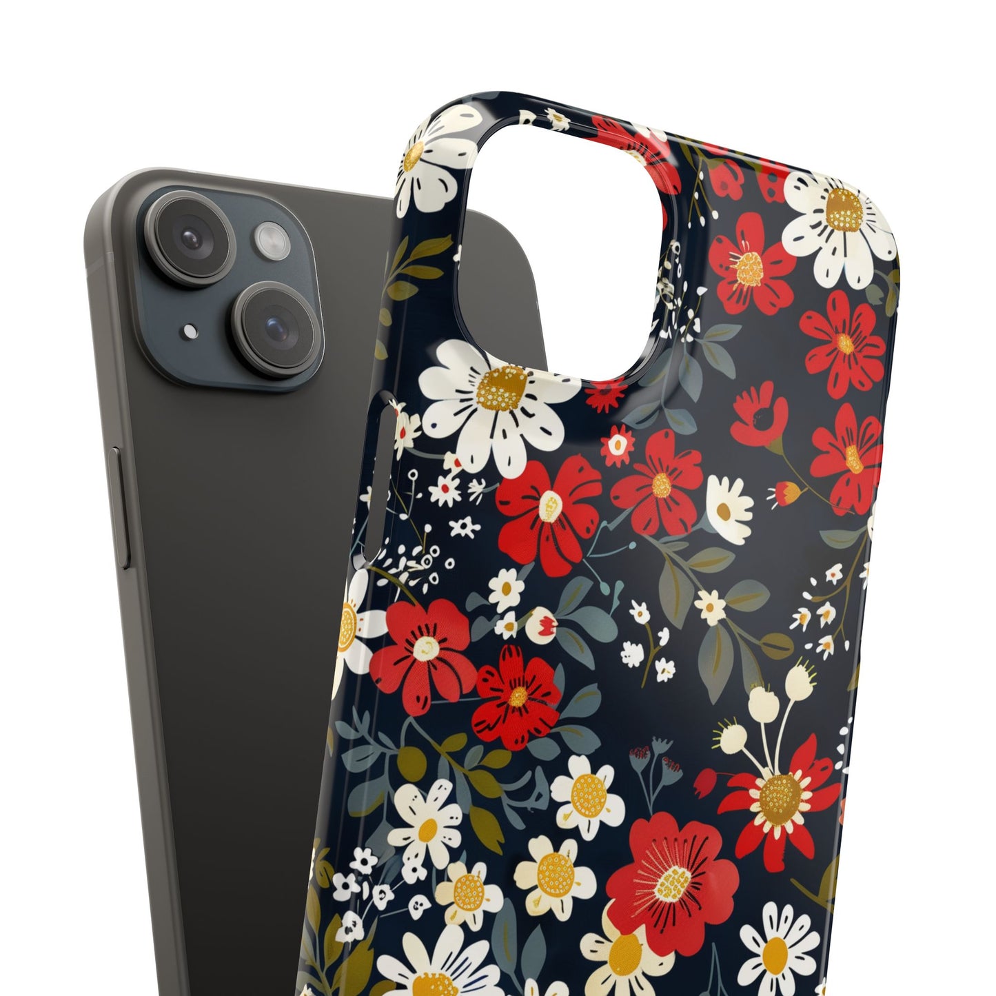 Retro Daisy - Slim Phone Case