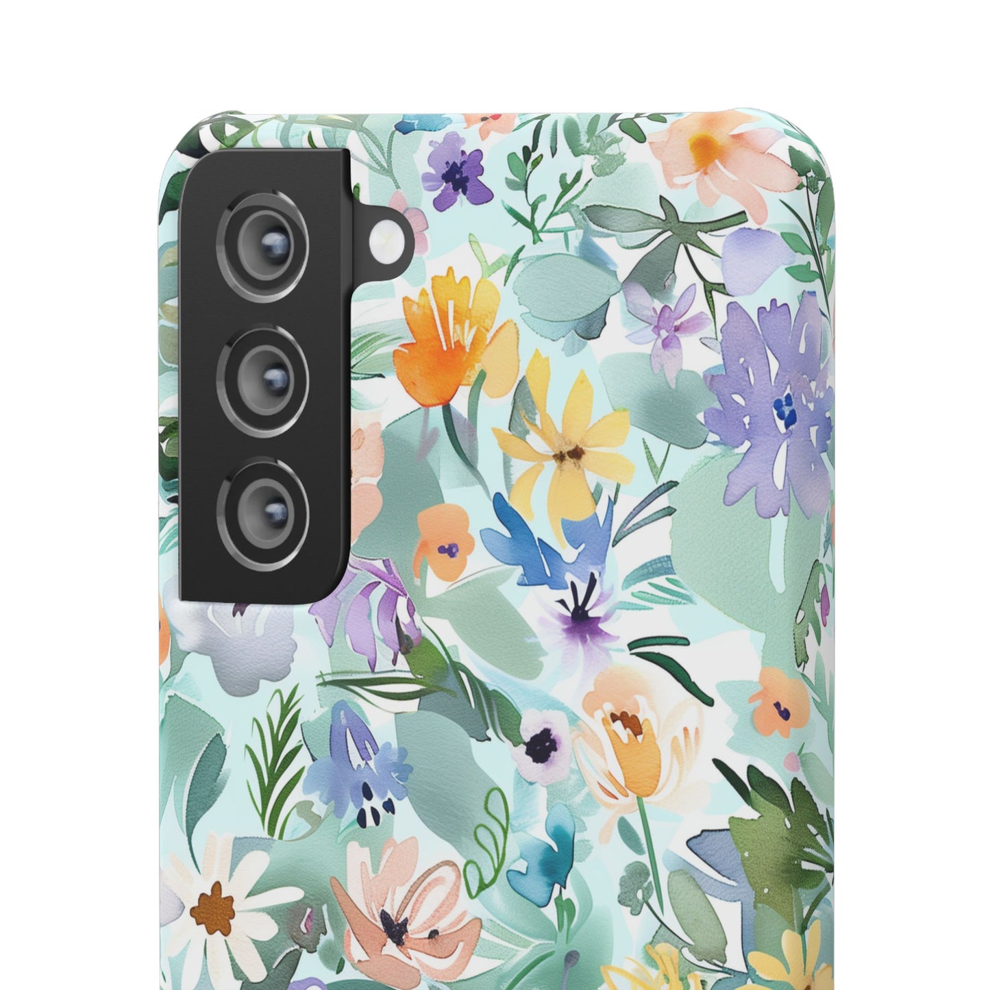 Watercolor Meadow - Slim Phone Case
