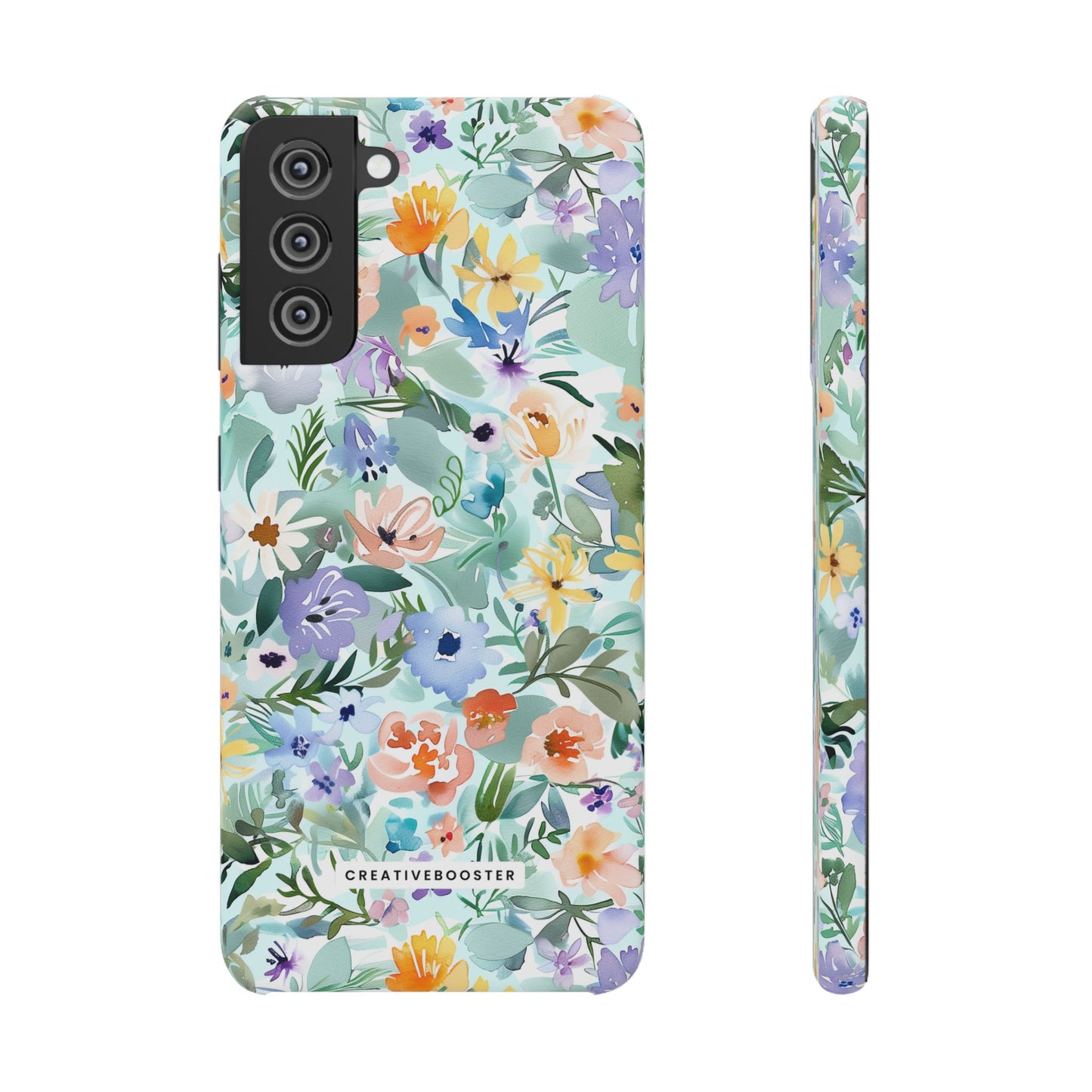 Watercolor Meadow - Slim Phone Case