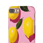 Retro Lemon - Slim Phone Case