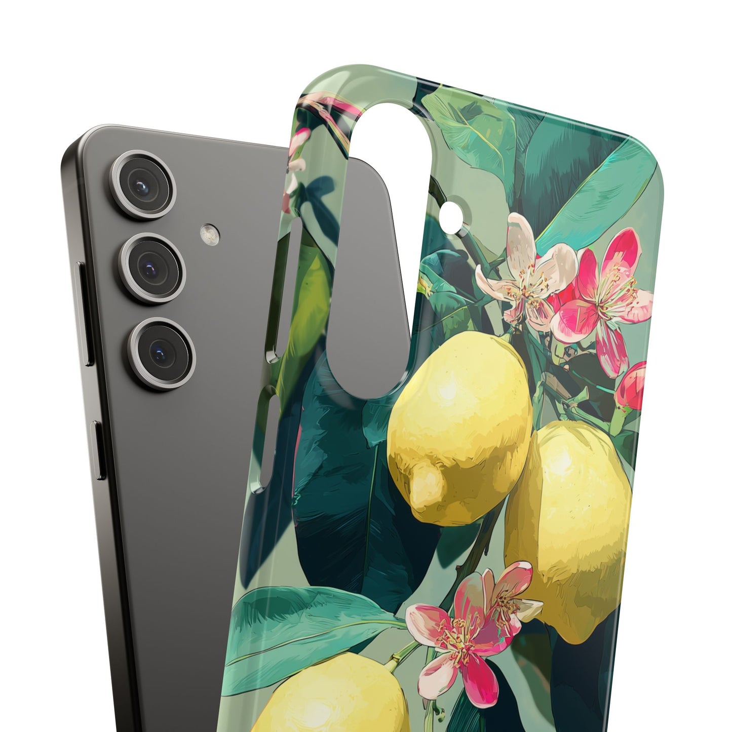 Lemon Bloom - Slim Phone Case