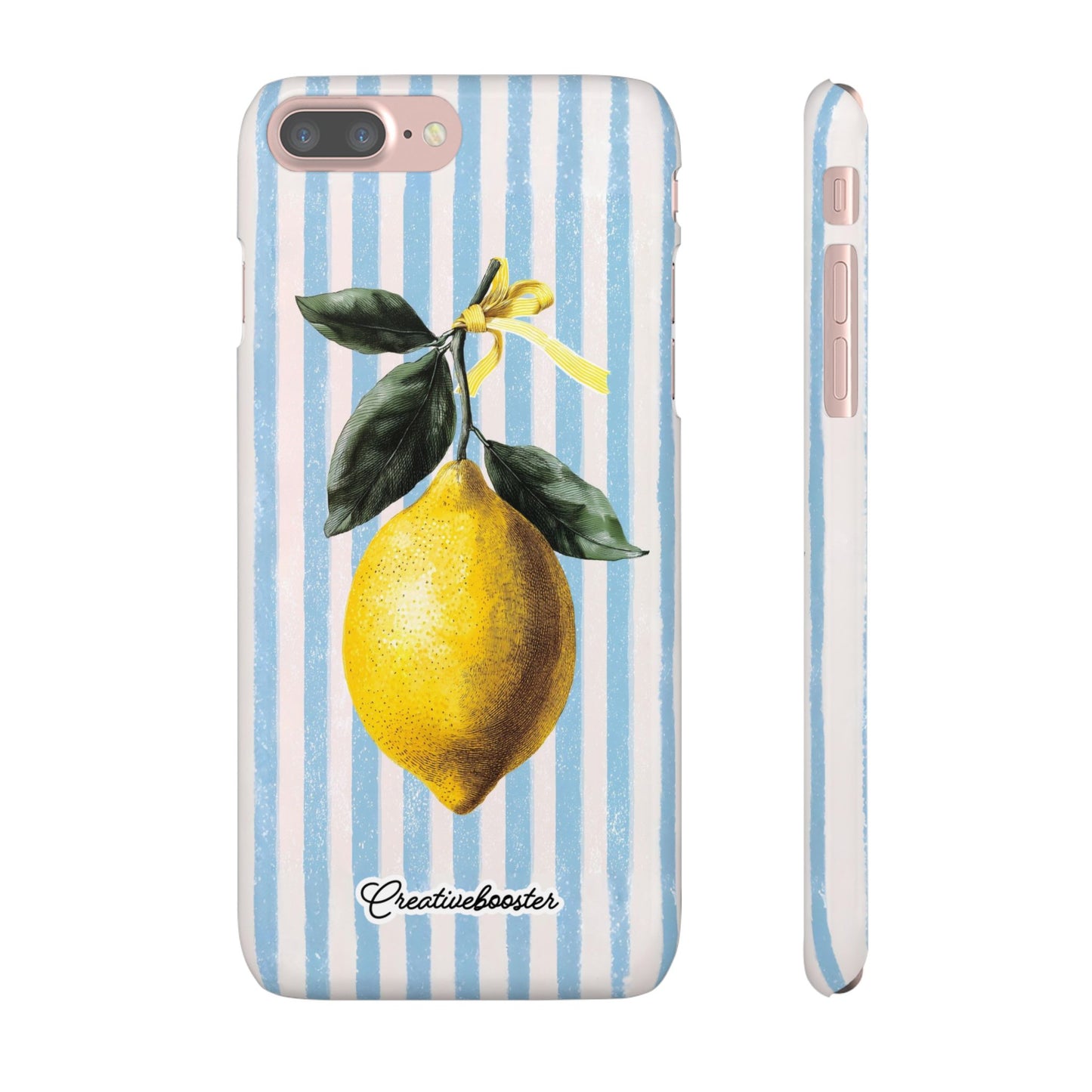 Ribbon Lemon - Slim Phone Case