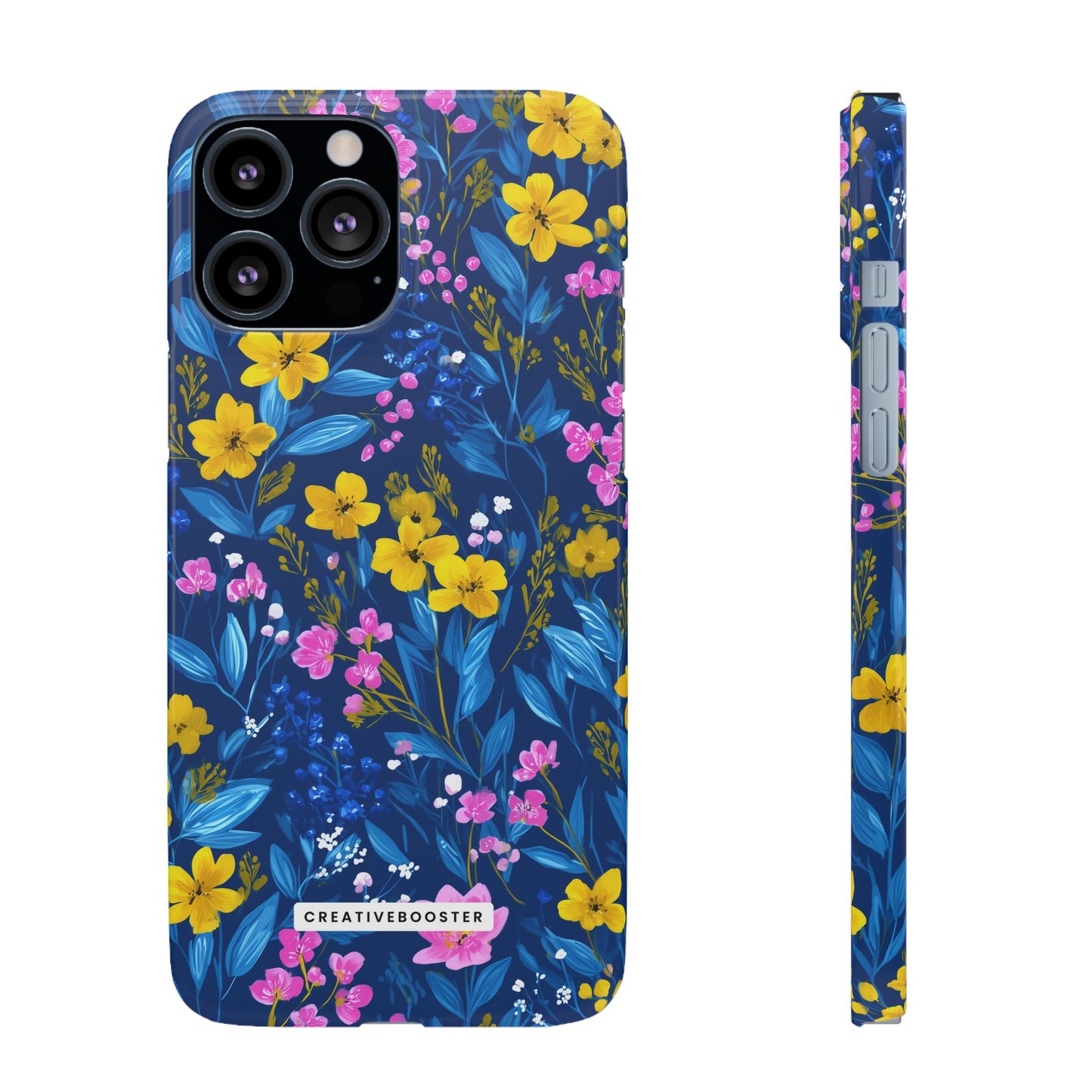 Midnight Petals - Slim Phone Case