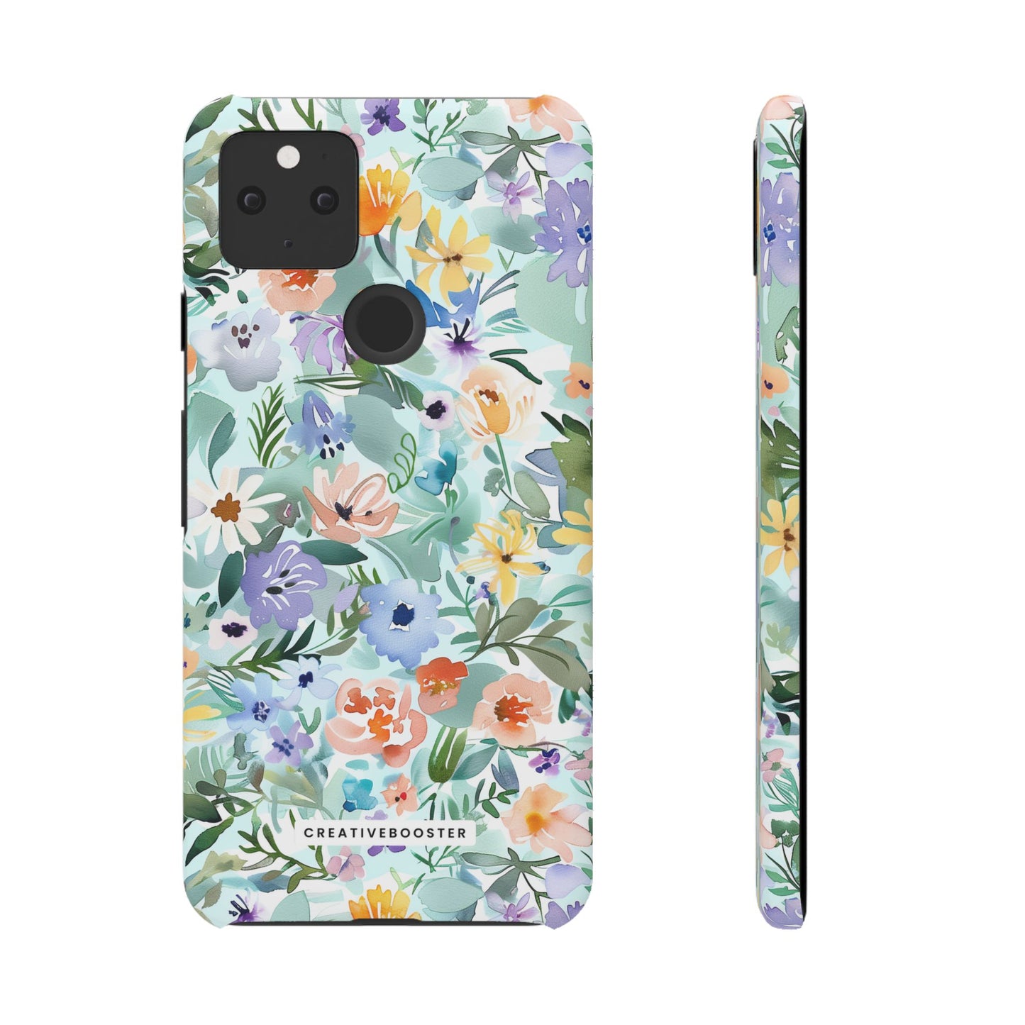 Watercolor Meadow - Slim Phone Case