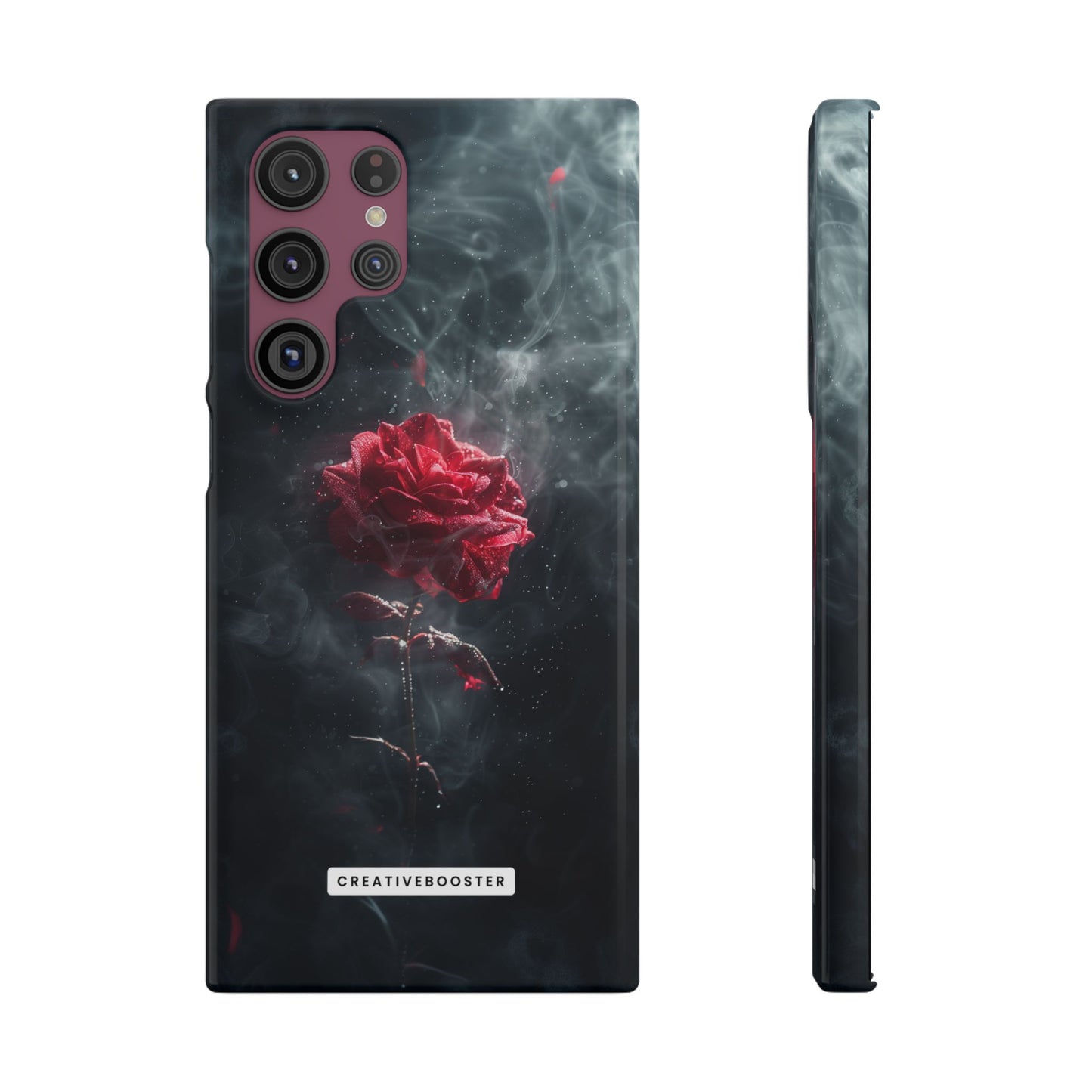 Midnight Rose - Slim Phone Case