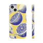 Indigo Citrus - Slim Phone Case