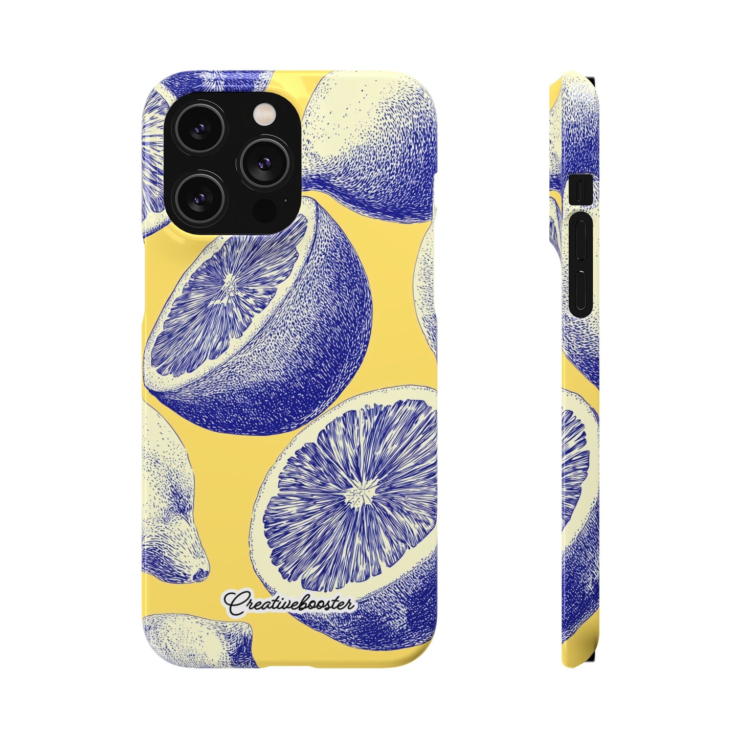 Indigo Citrus - Slim Phone Case