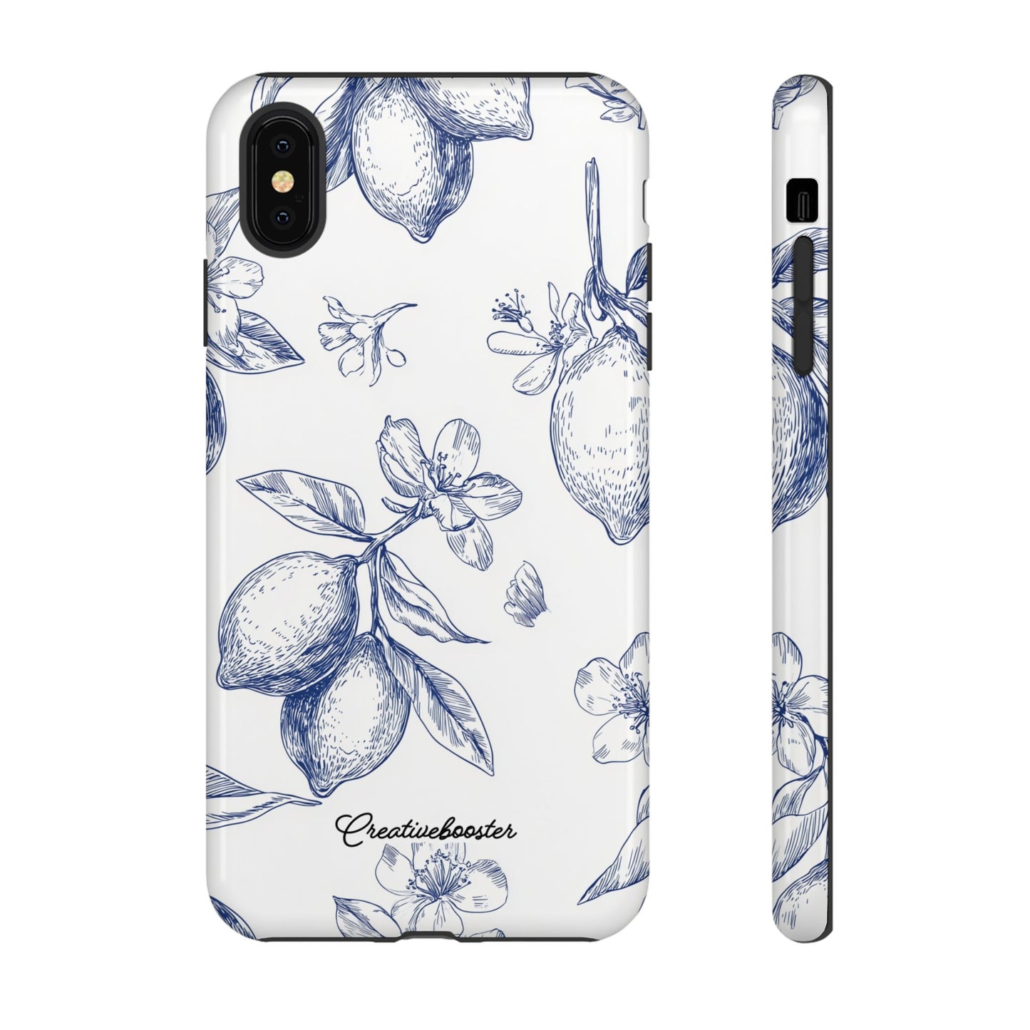 Indigo Sketch - Tough Phone Case