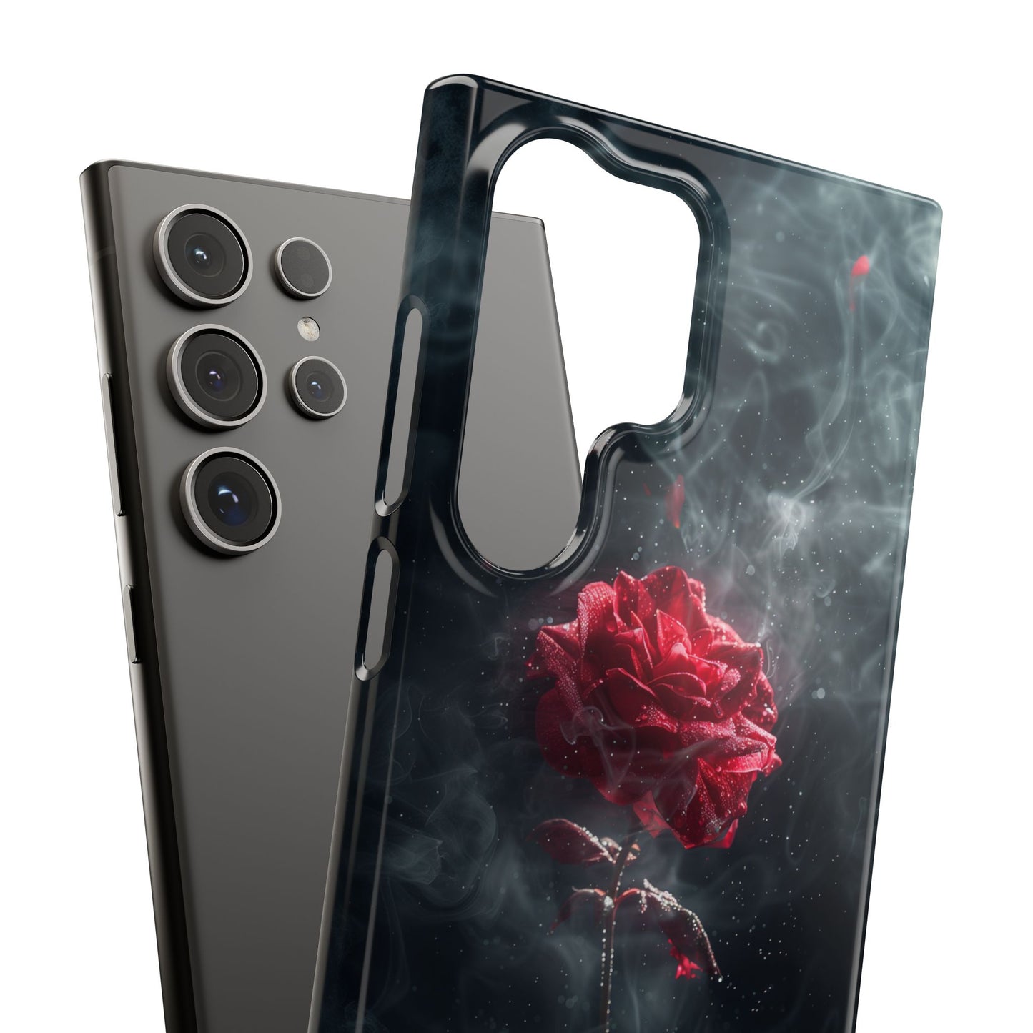 Midnight Rose - Slim Phone Case