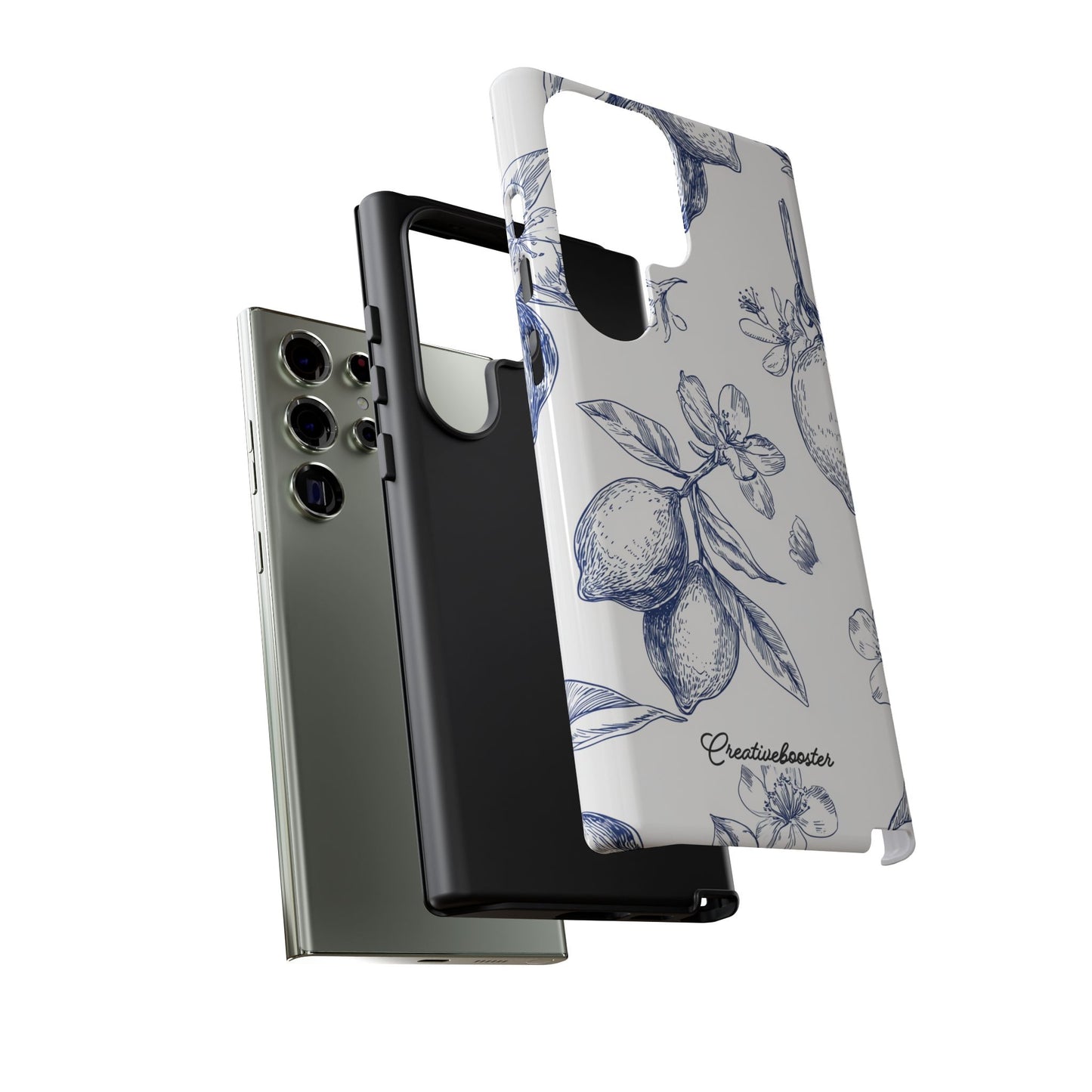 Indigo Sketch - Tough Phone Case