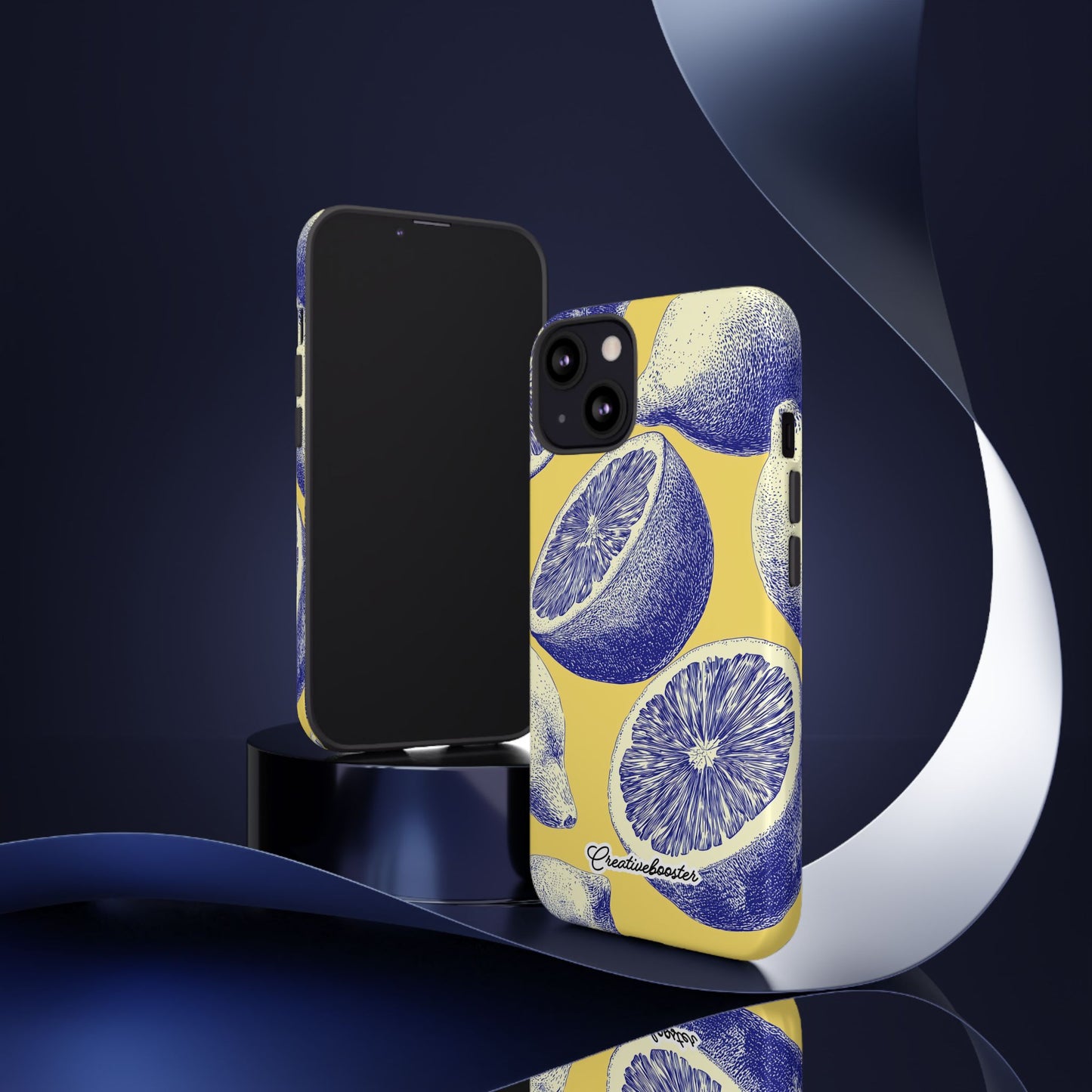 Indigo Citrus - Tough Phone Case