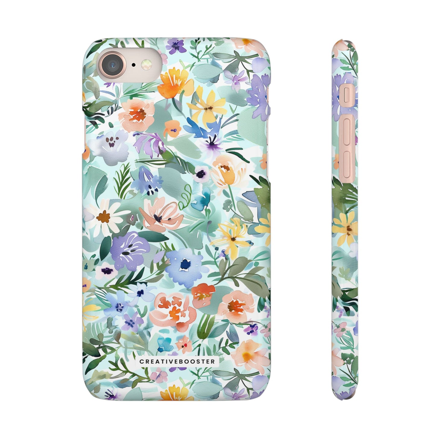 Watercolor Meadow - Slim Phone Case