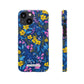 Midnight Petals - Slim Phone Case