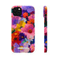 Painted Petals - Slim Phone Case