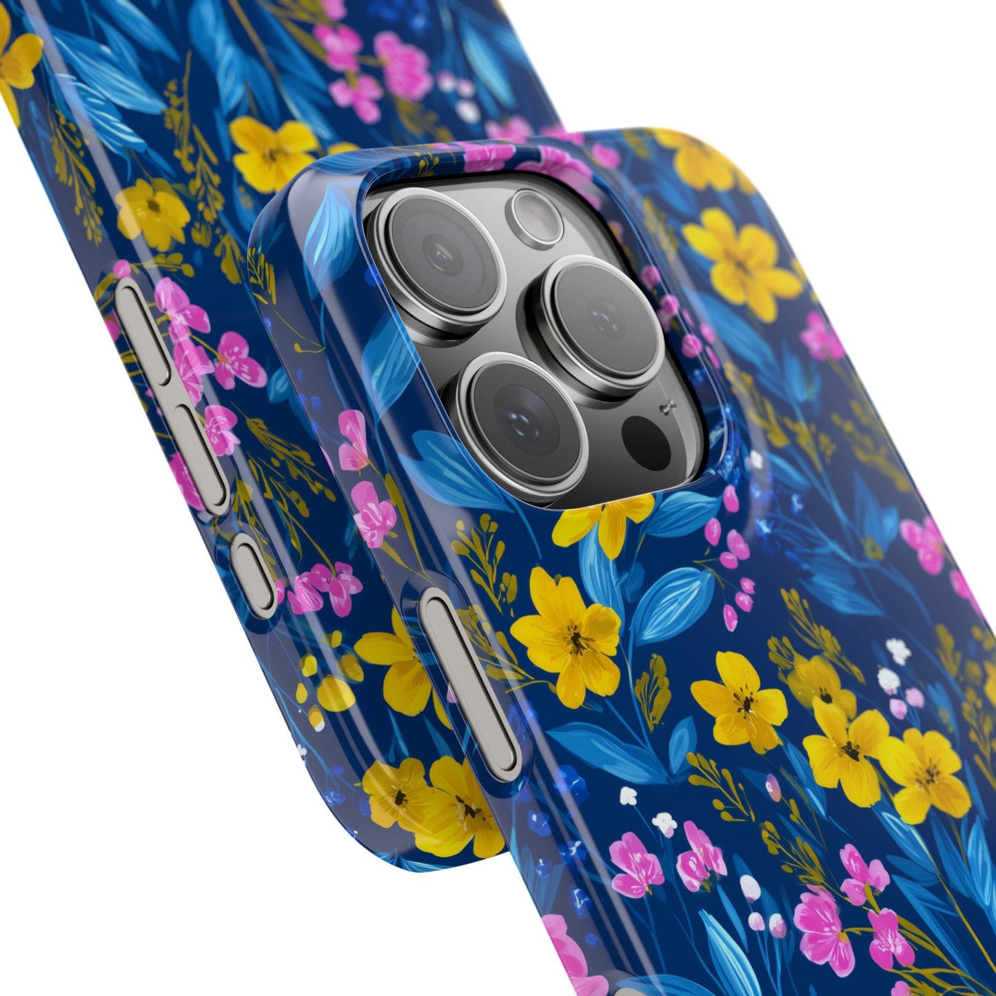 Midnight Petals - Slim Phone Case