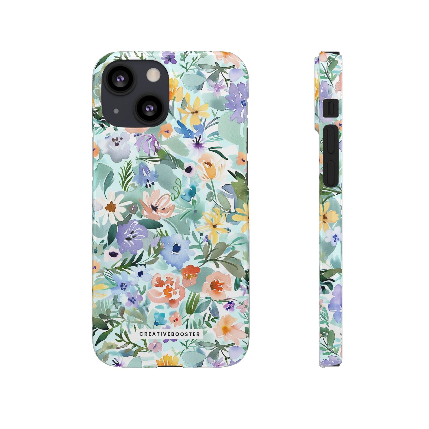 Watercolor Meadow - Slim Phone Case