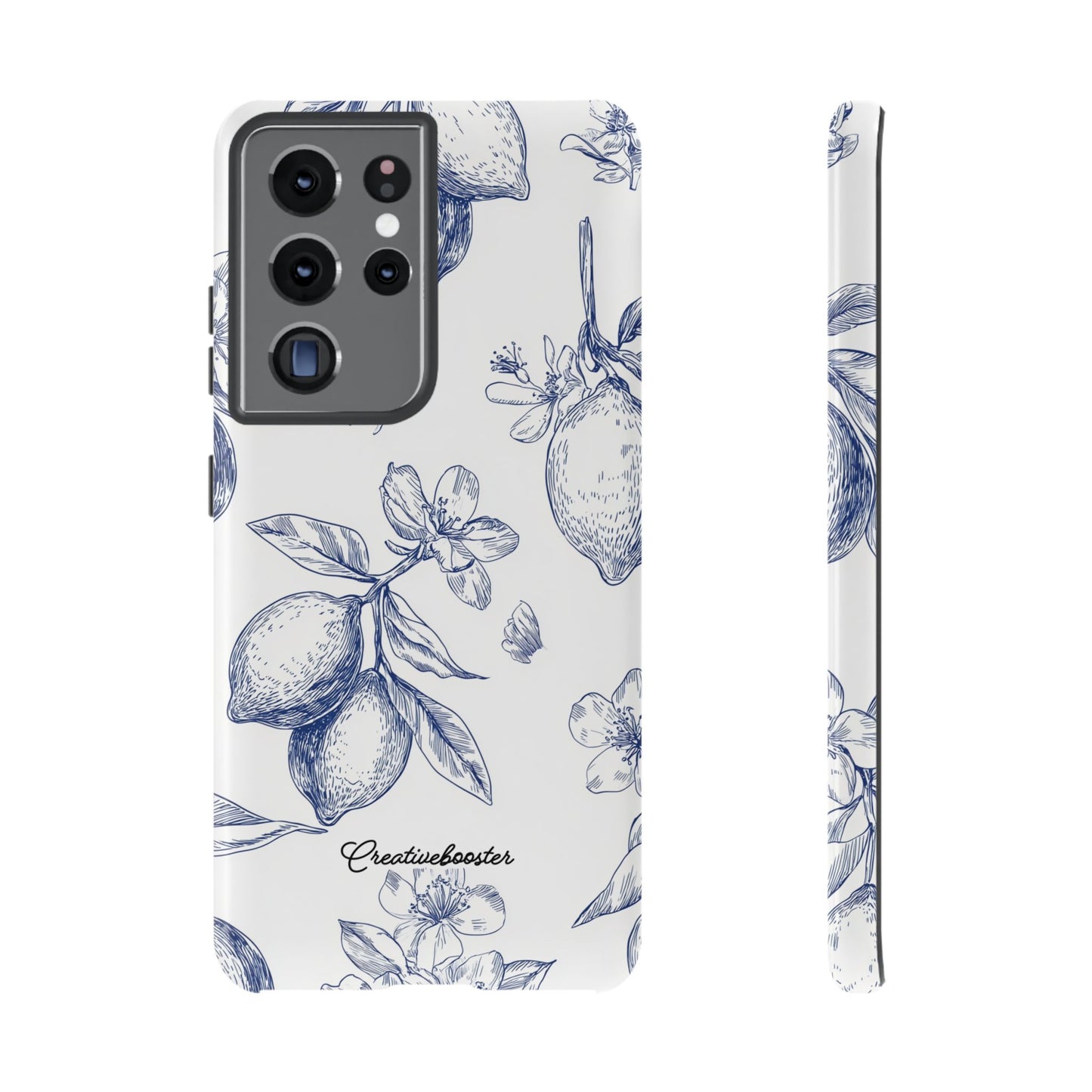Indigo Sketch - Tough Phone Case