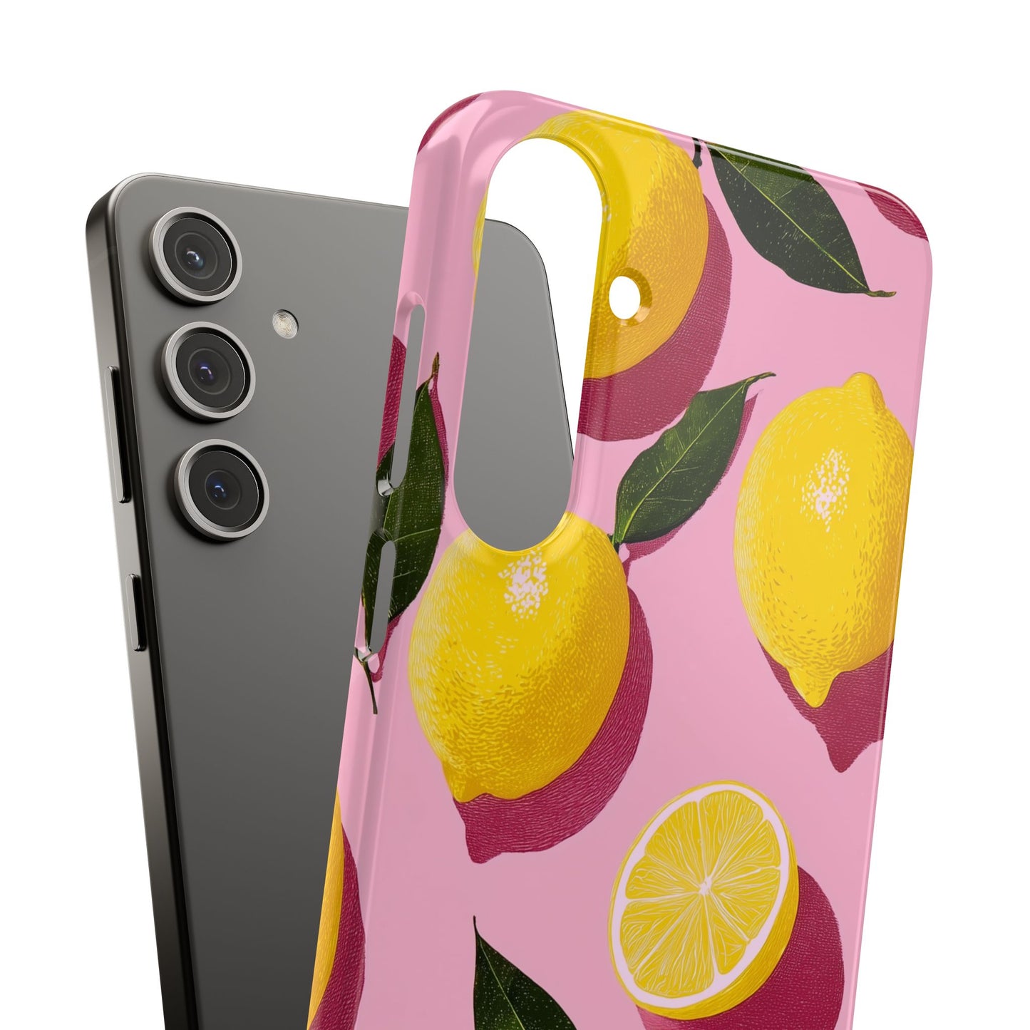 Retro Lemon - Slim Phone Case