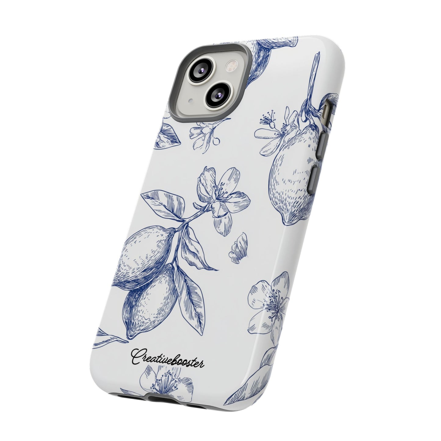 Indigo Sketch - Tough Phone Case