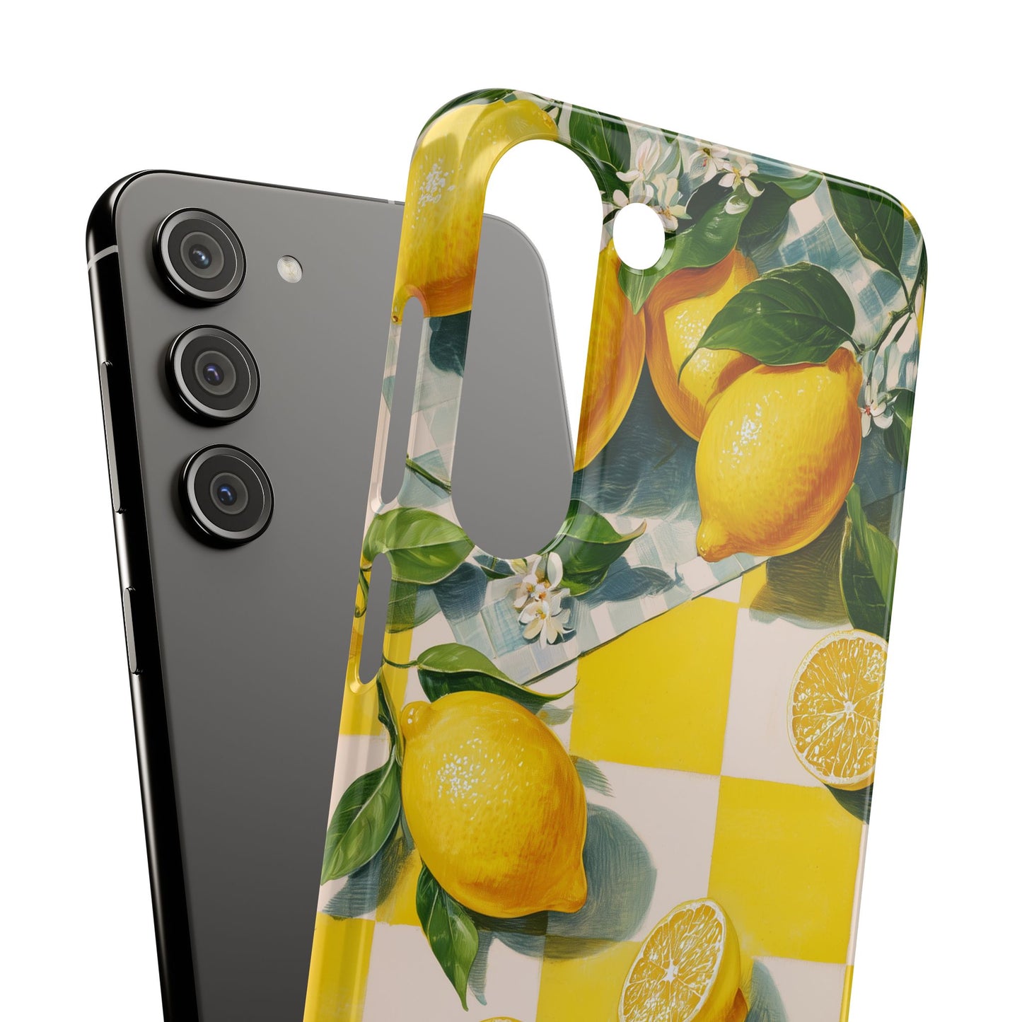 Picnic Lemon - Slim Phone Case