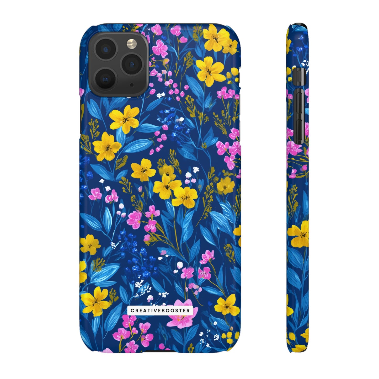 Midnight Petals - Slim Phone Case