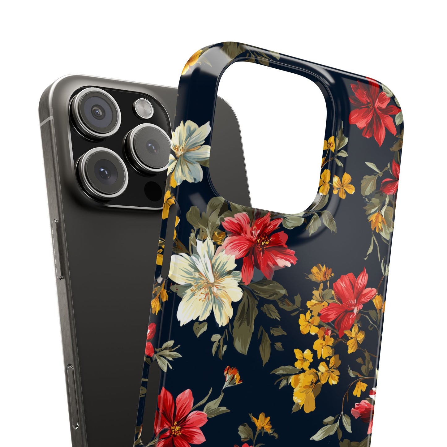 Scarlet Bloom - Slim Phone Case