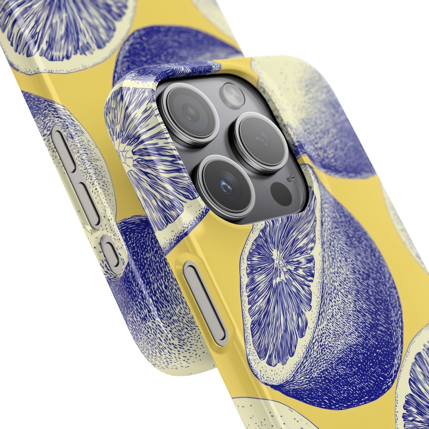 Indigo Citrus - Slim Phone Case