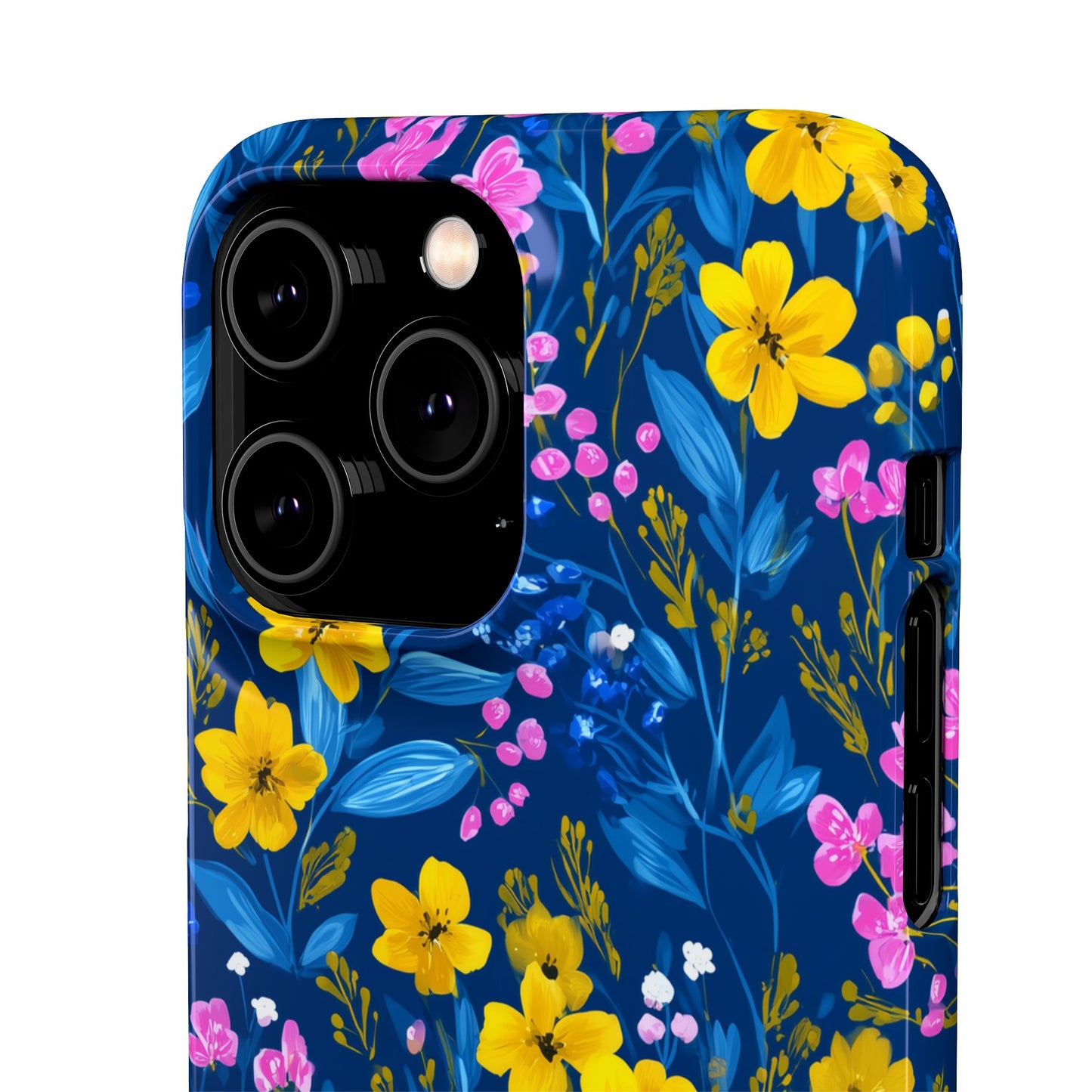 Midnight Petals - Slim Phone Case