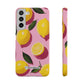 Retro Lemon - Slim Phone Case