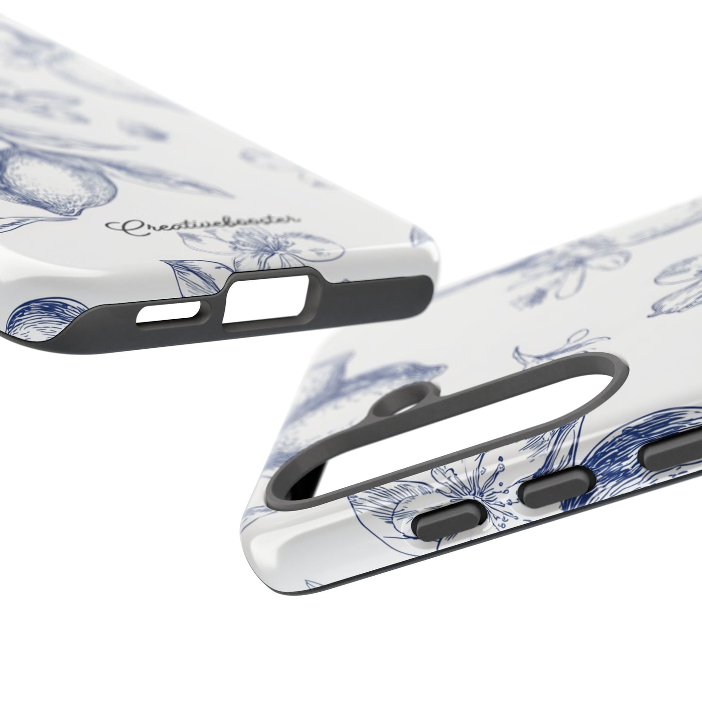 Indigo Sketch - Tough Phone Case