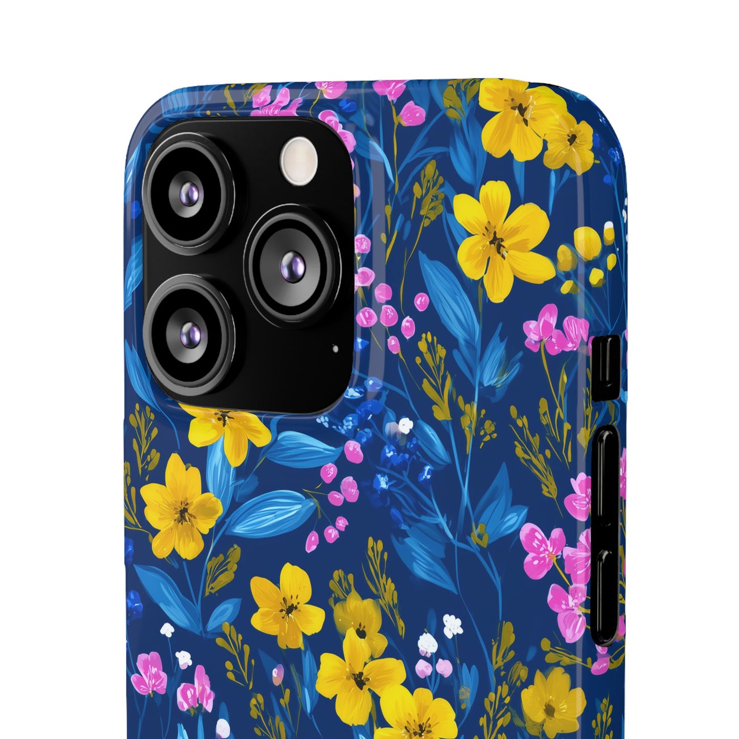 Midnight Petals - Slim Phone Case