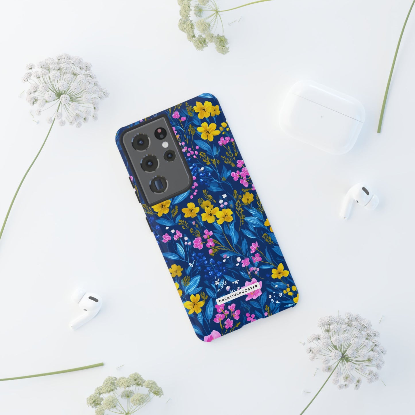Midnight Petals - Tough Phone Case