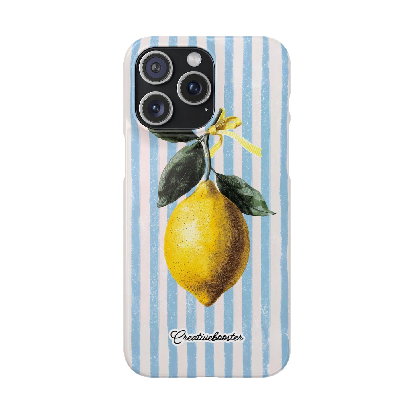 Ribbon Lemon - Slim Phone Case