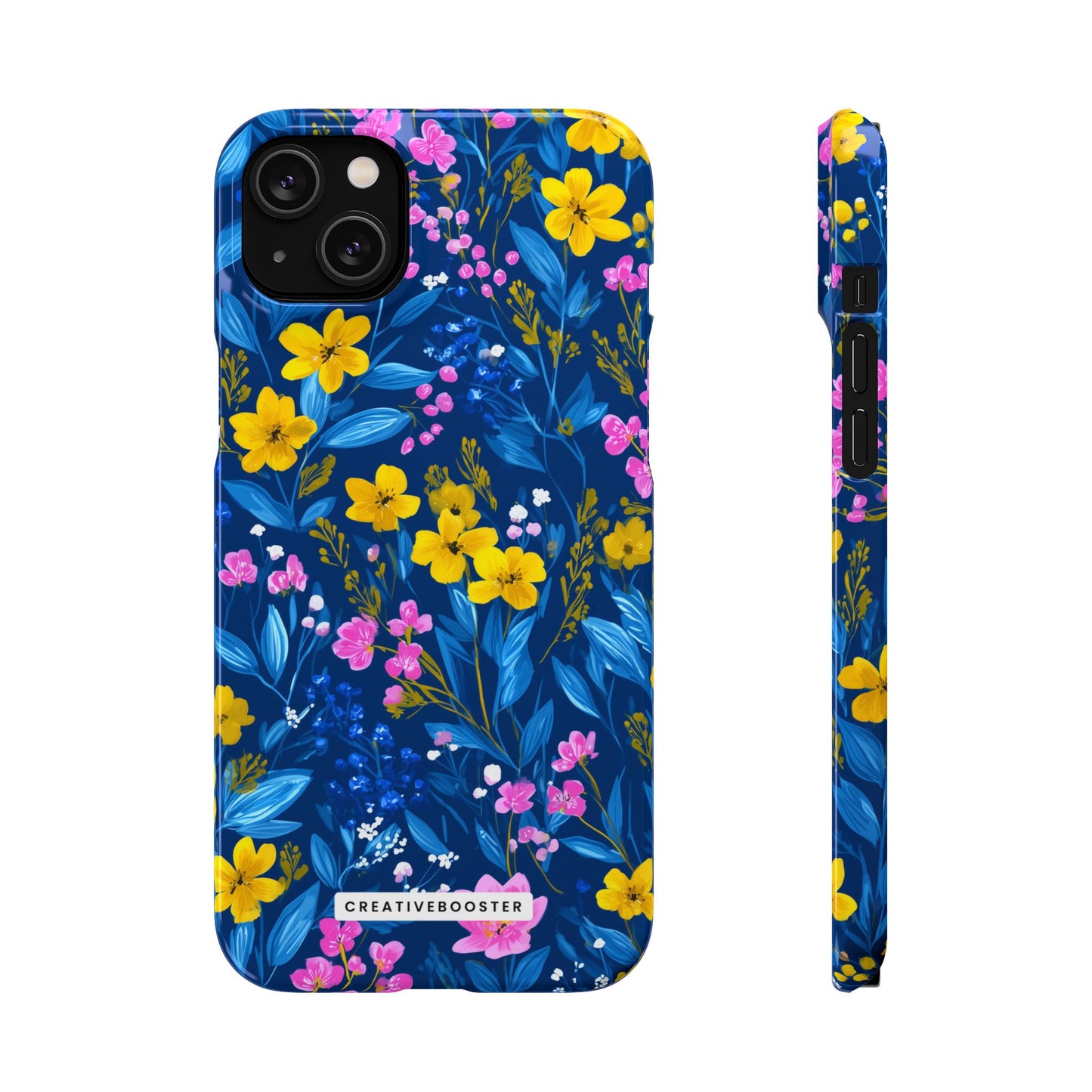 Midnight Petals - Slim Phone Case