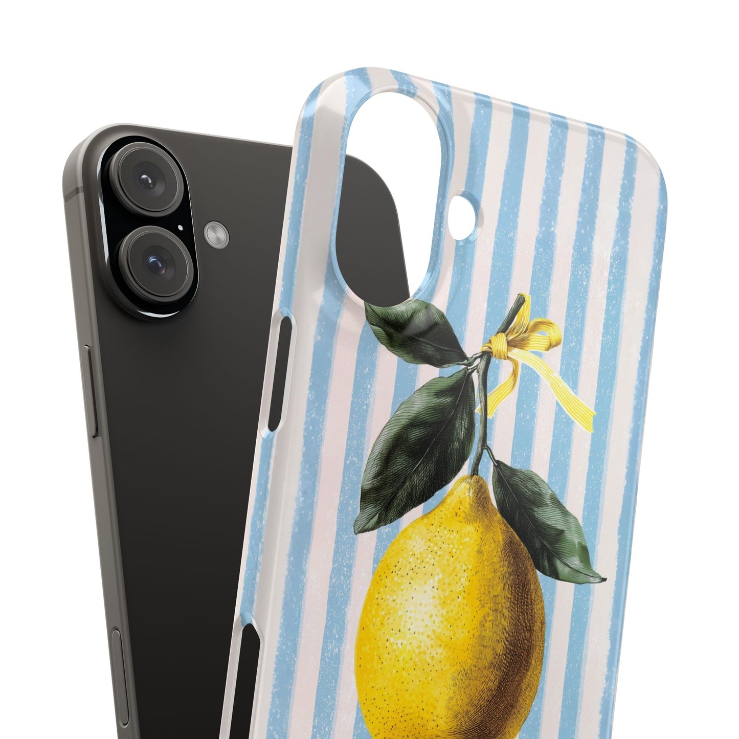 Ribbon Lemon - Slim Phone Case