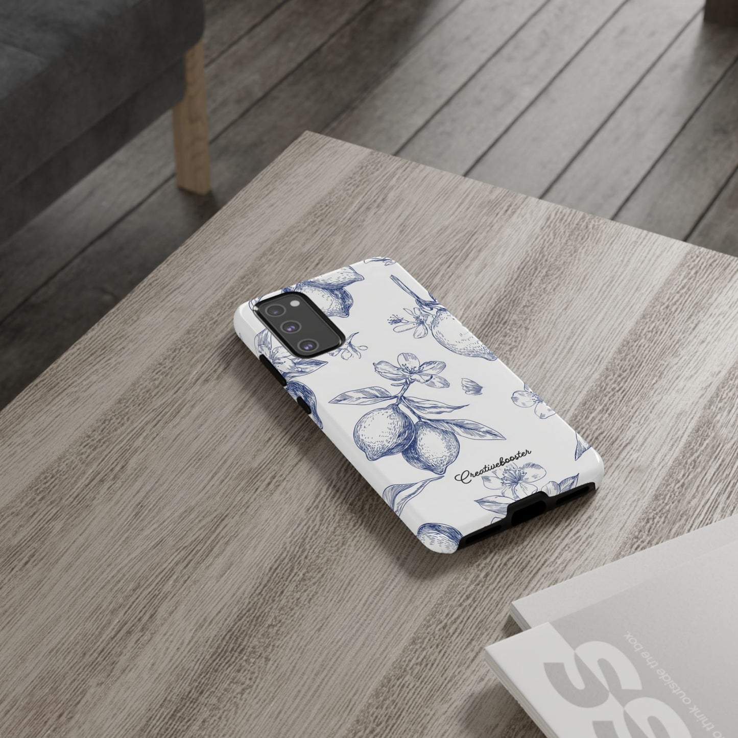 Indigo Sketch - Tough Phone Case