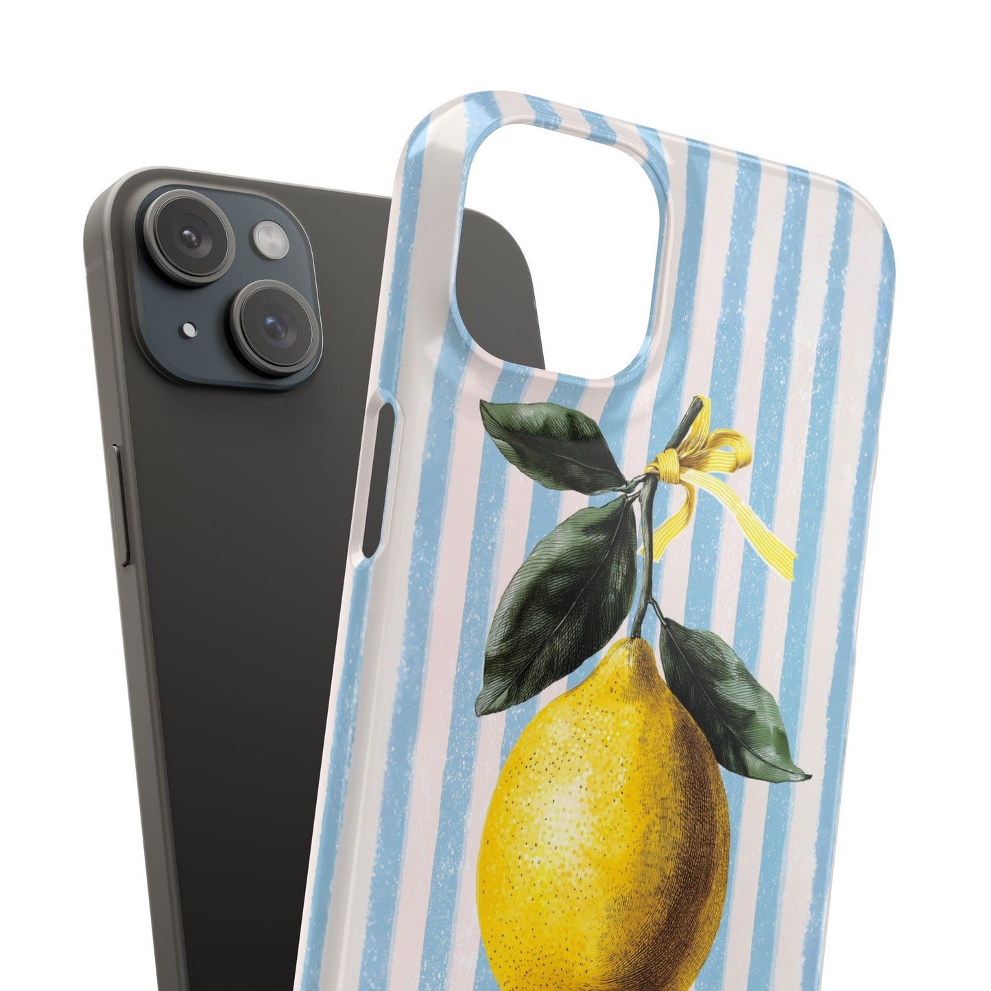 Ribbon Lemon - Slim Phone Case