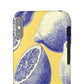 Indigo Citrus - Slim Phone Case