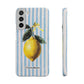 Ribbon Lemon - Slim Phone Case