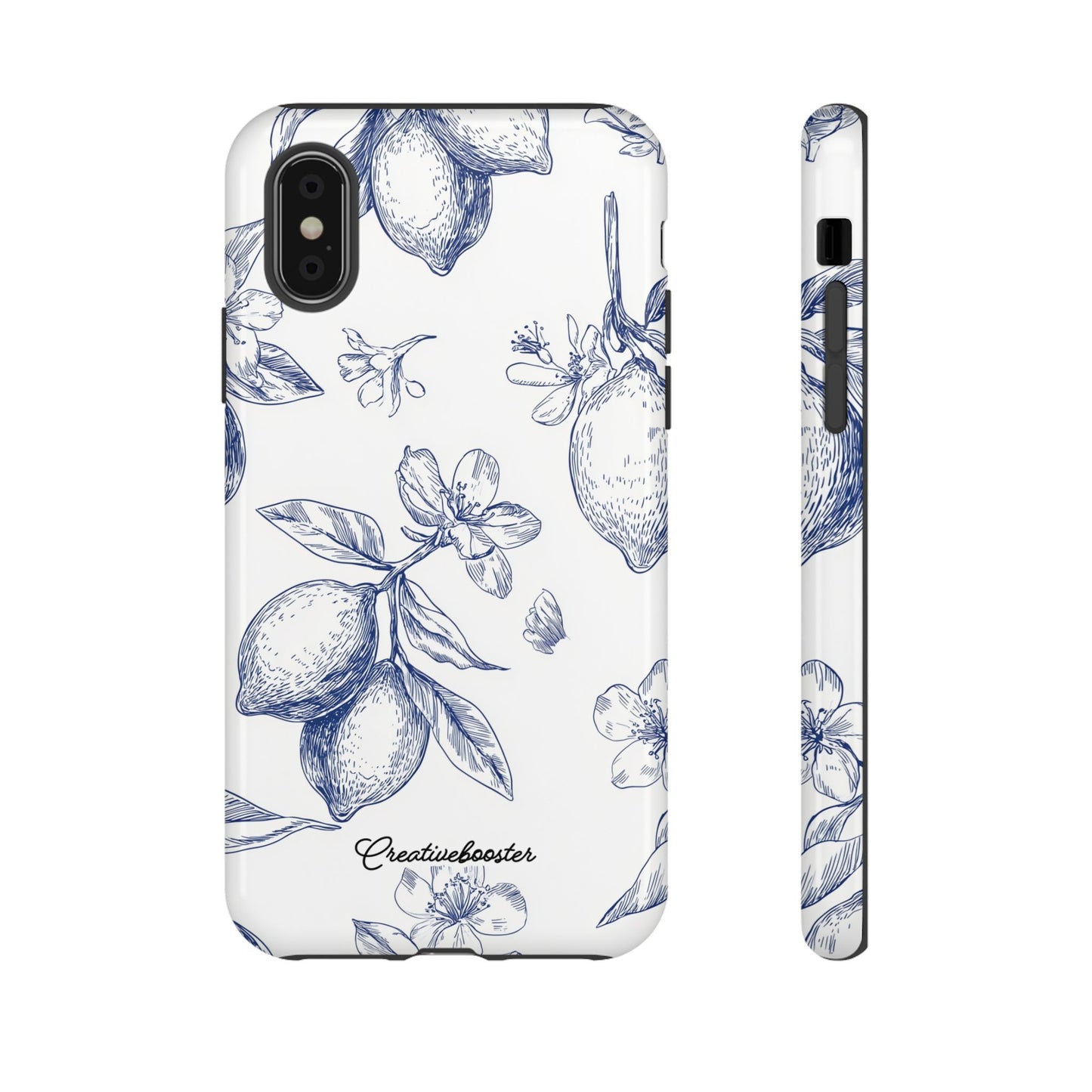 Indigo Sketch - Tough Phone Case