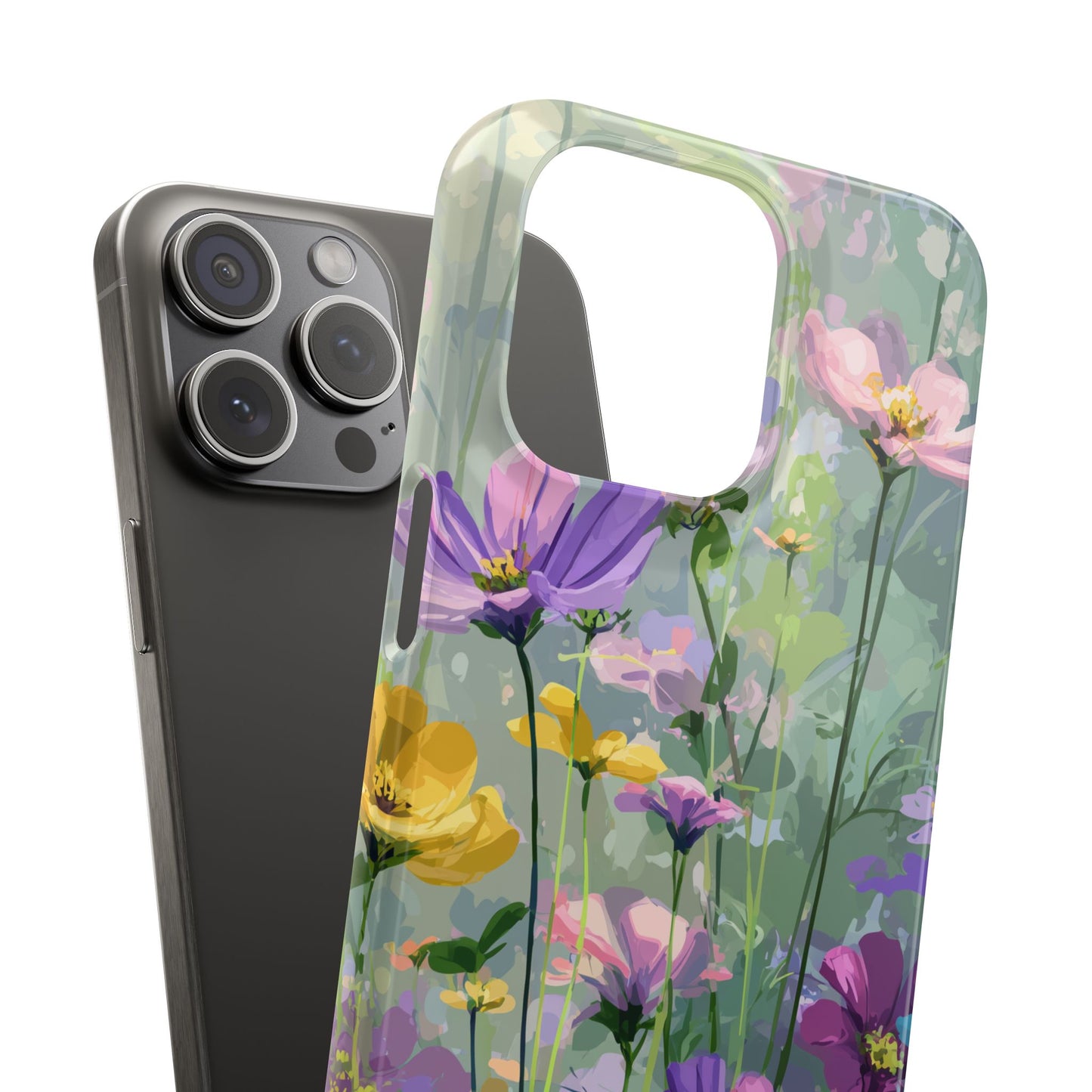 Pastel Bloom - Slim Phone Case