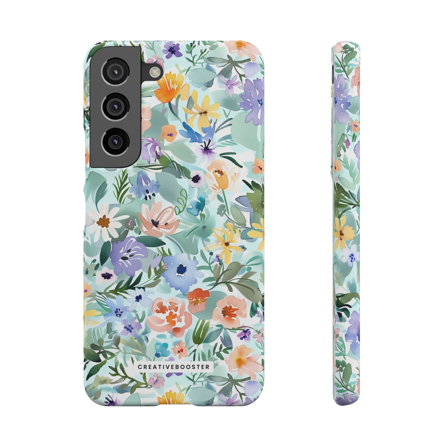 Watercolor Meadow - Slim Phone Case