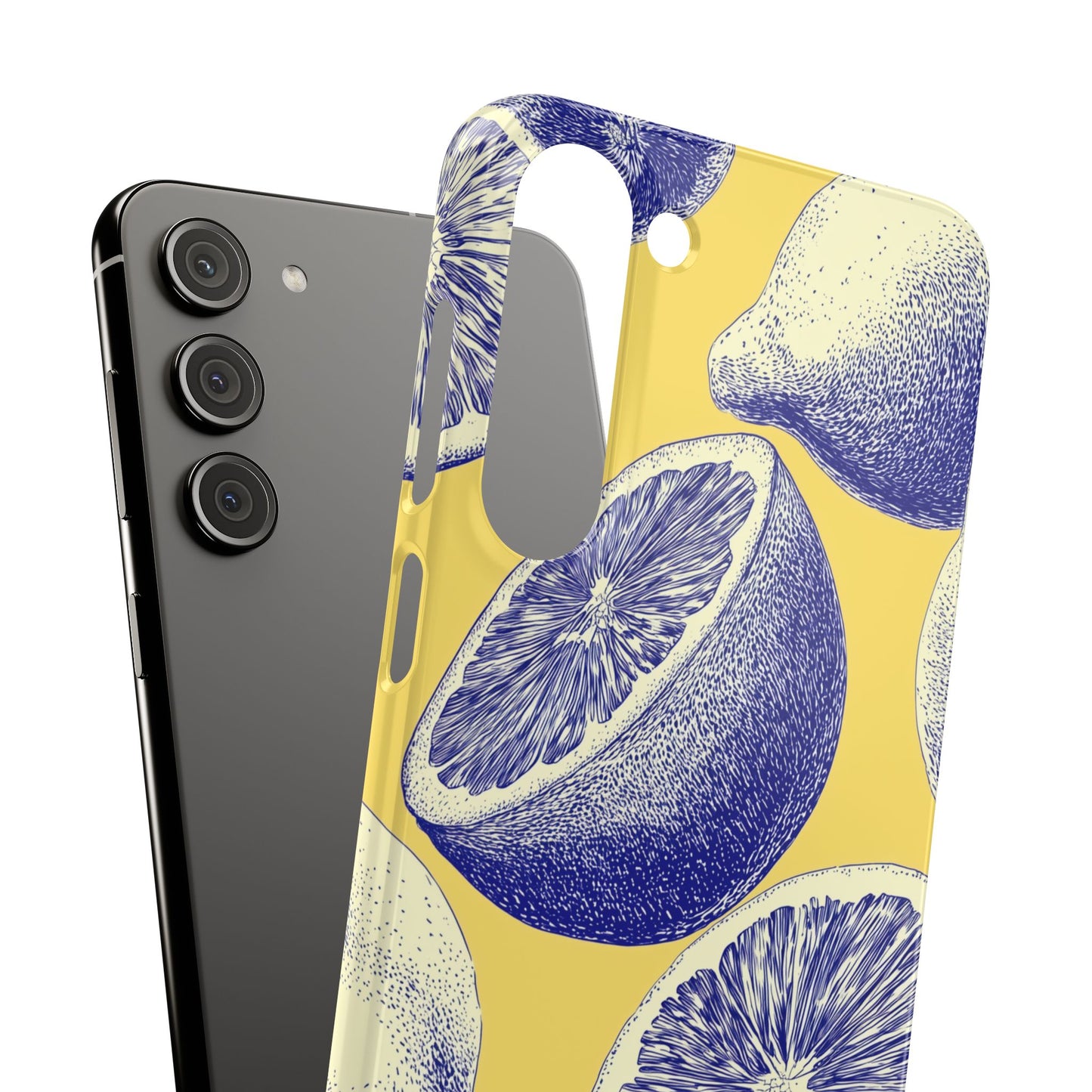 Indigo Citrus - Slim Phone Case