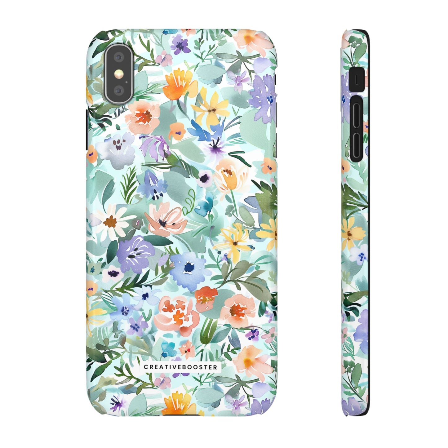 Watercolor Meadow - Slim Phone Case